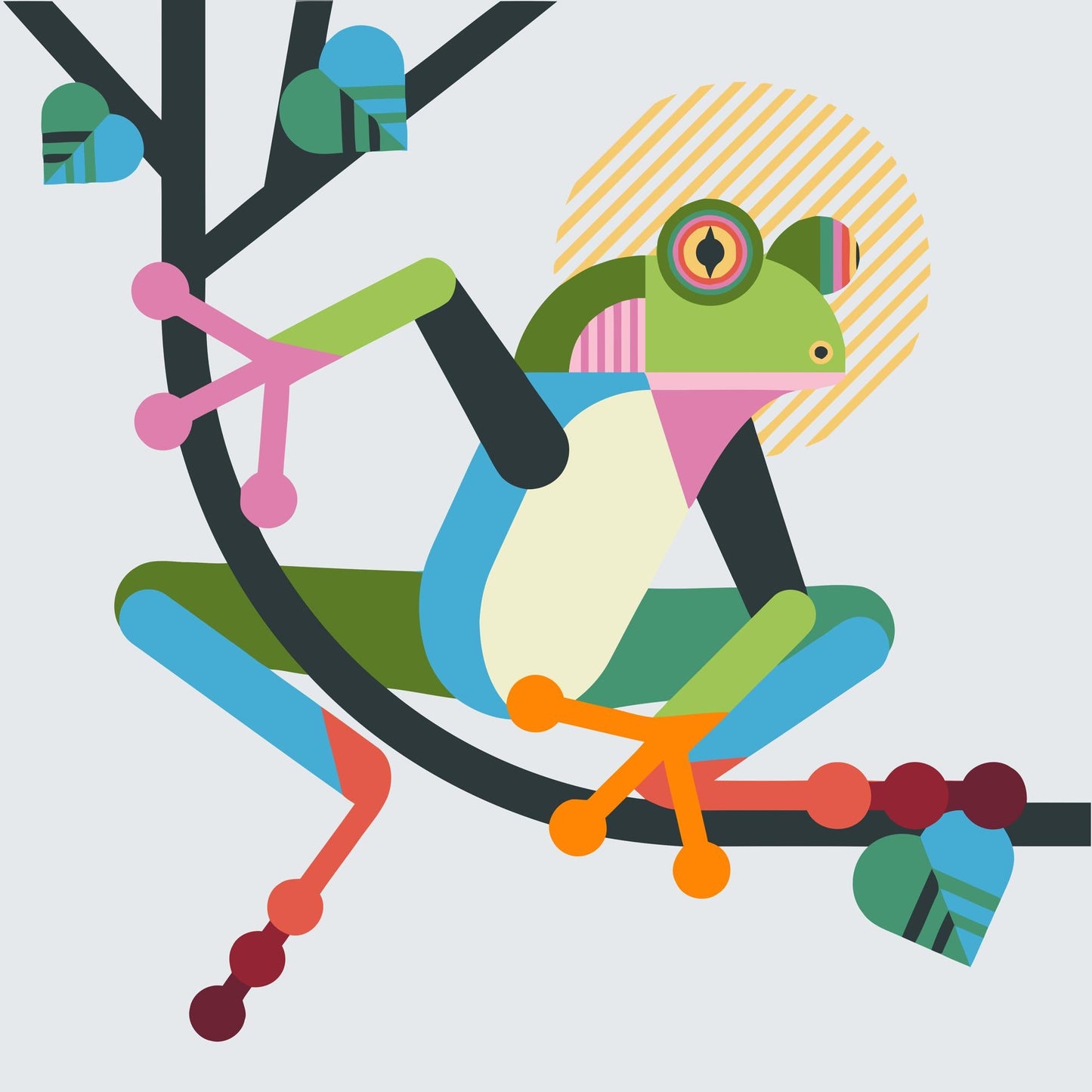 Paint by Numbers - Illustration - Frø