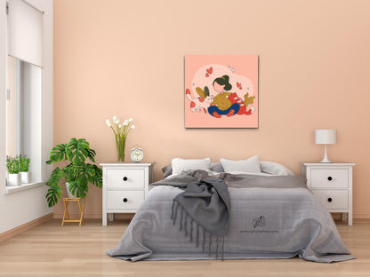 Diamond Painting - Illustration - Kærlighed til katte