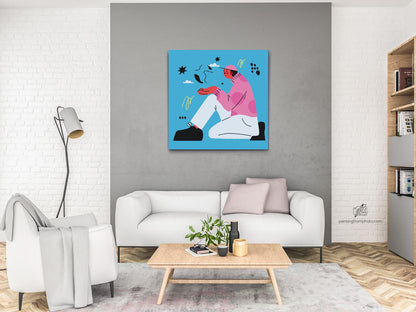 Paint by Numbers - Illustration - Mand