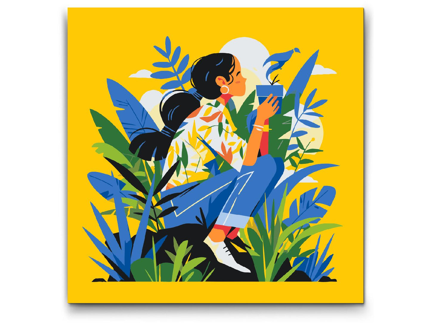 Paint by Numbers - Illustration - Kontemplation