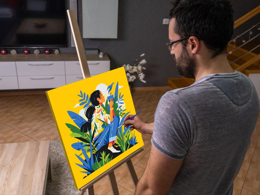 Paint by Numbers - Illustration - Kontemplation
