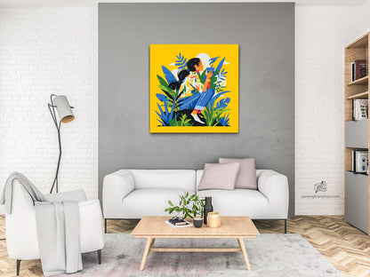 Paint by Numbers - Illustration - Kontemplation