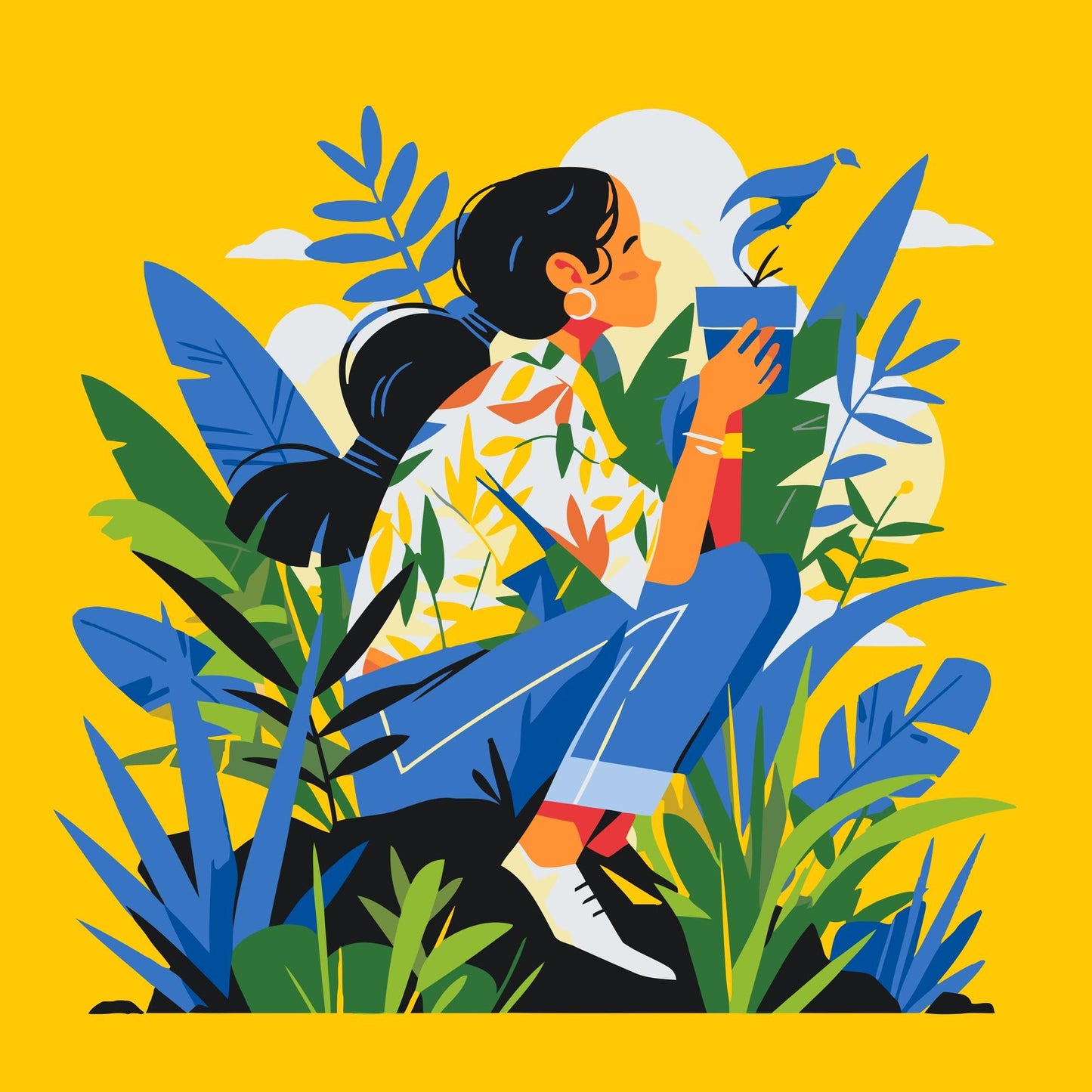 Paint by Numbers - Illustration - Kontemplation