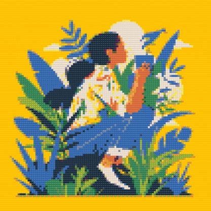 Diamond Painting - Illustration - Kontemplation