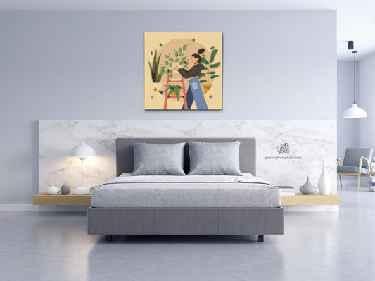 Diamond Painting - Illustration - Stueplanter 1