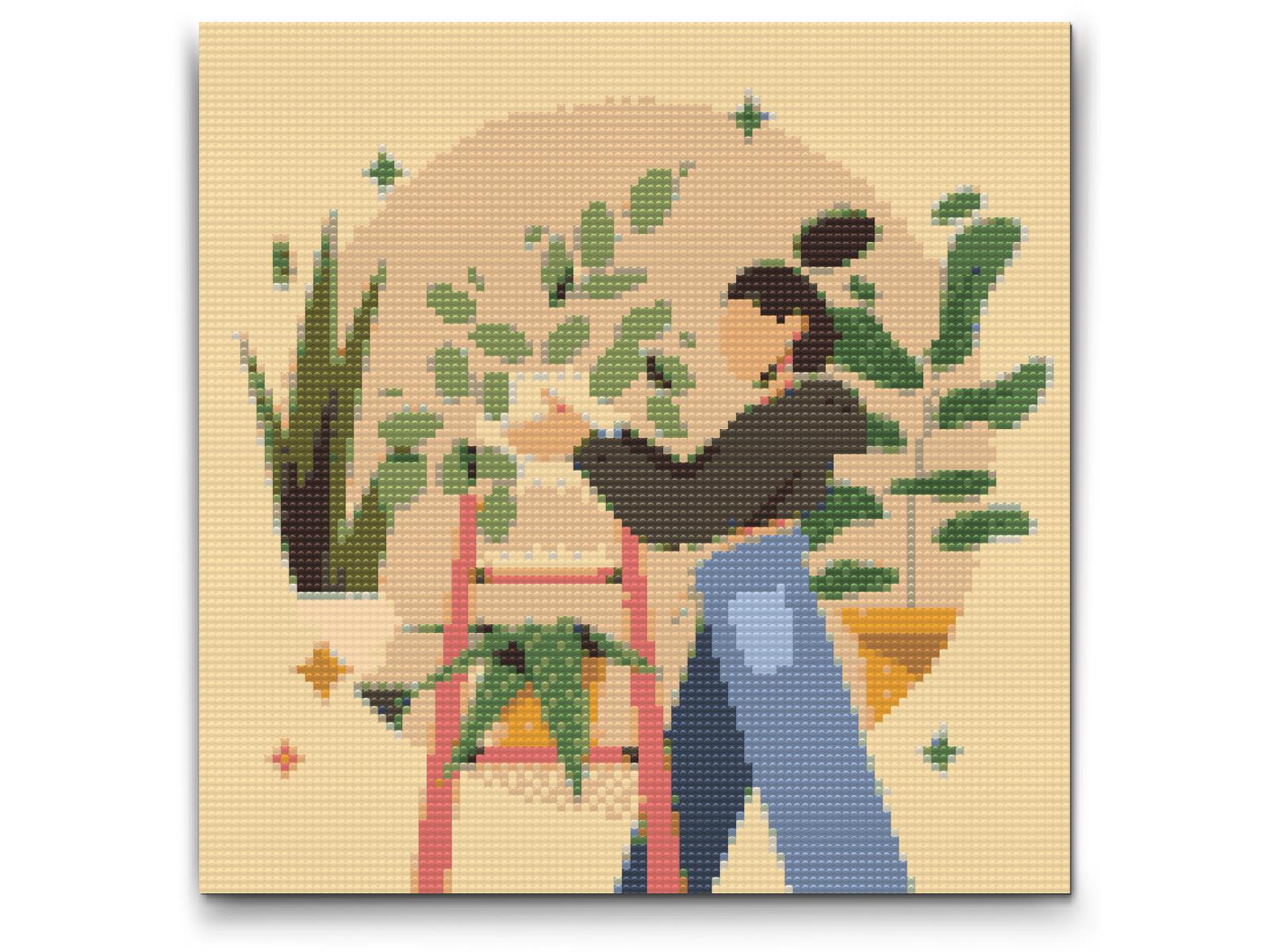 Diamond Painting - Illustration - Stueplanter 1