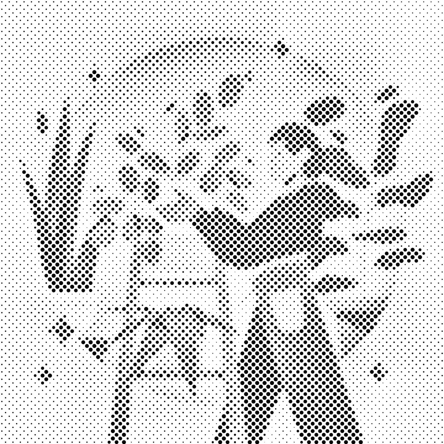 Mal-med-prikker -  Illustration - Stueplanter 1
