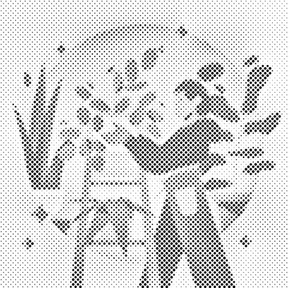 Mal-med-prikker -  Illustration - Stueplanter 1