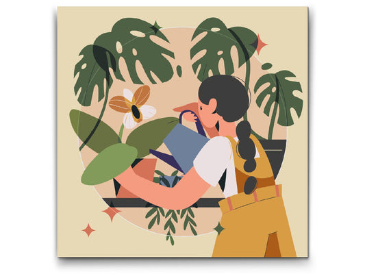 Paint by Numbers - Illustration - Stueplanter 3