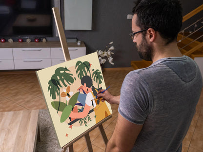 Paint by Numbers - Illustration - Stueplanter 3