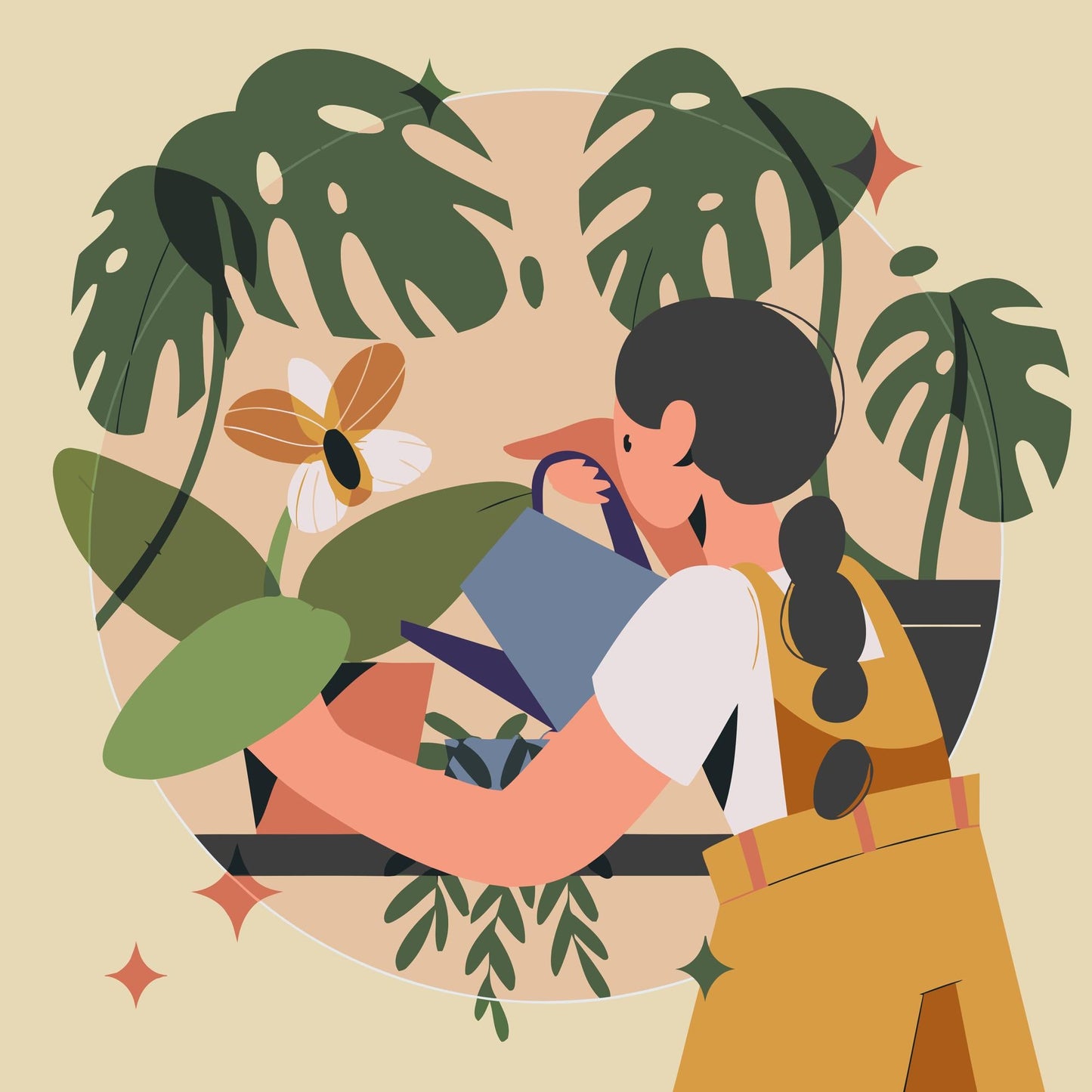 Paint by Numbers - Illustration - Stueplanter 3