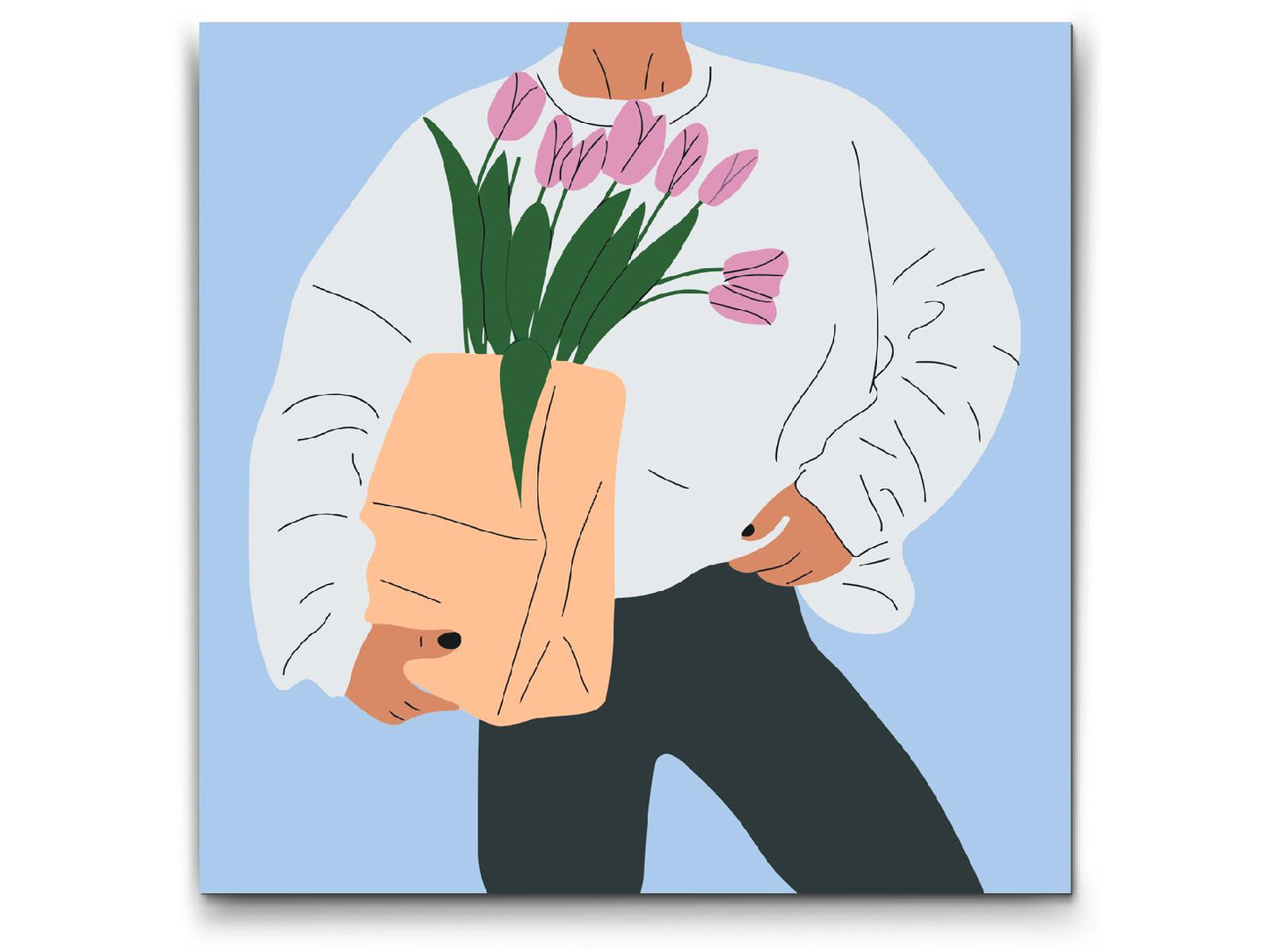 Paint by Numbers - Illustration - Tulipaner