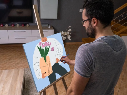 Paint by Numbers - Illustration - Tulipaner