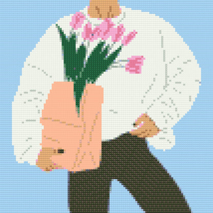 Diamond Painting - Illustration - Tulipaner