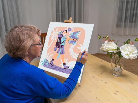 Paint by Numbers - Illustration - Vandreture
