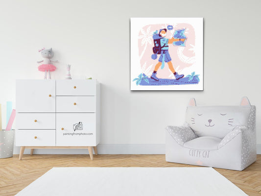 Diamond Painting - Illustration - Vandreture