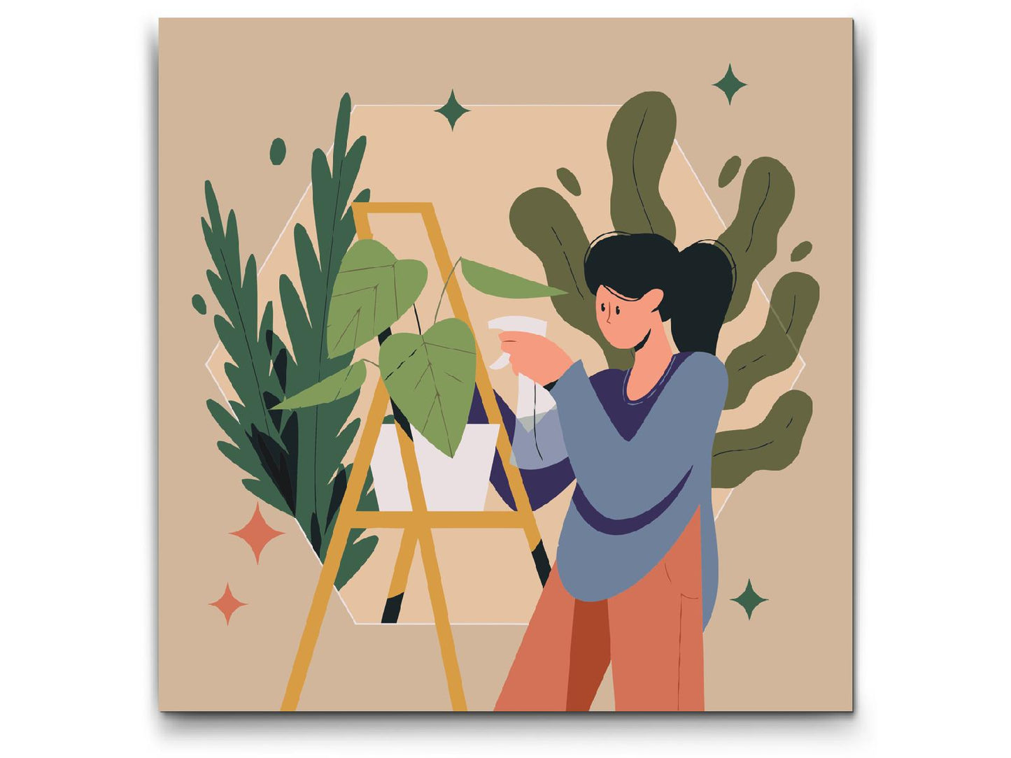 Paint by Numbers - Illustration - Stueplanter 2