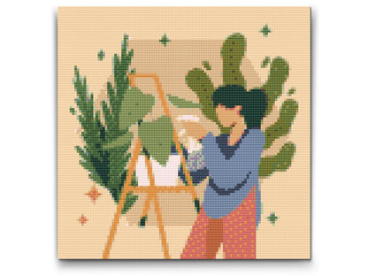 Diamond Painting - Illustration - Stueplanter 2