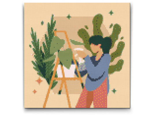 Diamond Painting - Illustration - Stueplanter 2