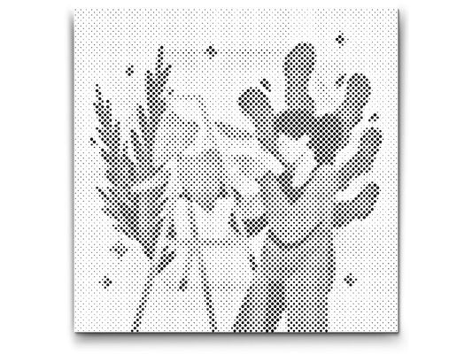 Mal-med-prikker -  Illustration - Stueplanter 2
