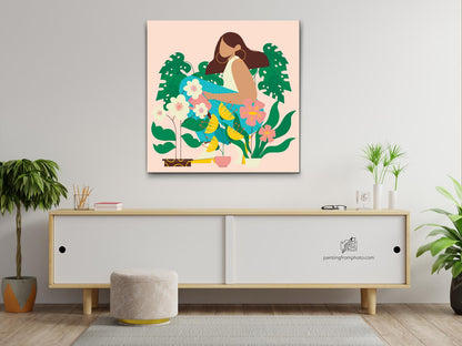 Paint by Numbers - Illustration - Stueplanter