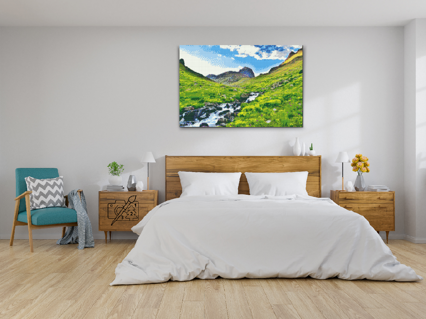 Diamond Painting - Bjergbækken