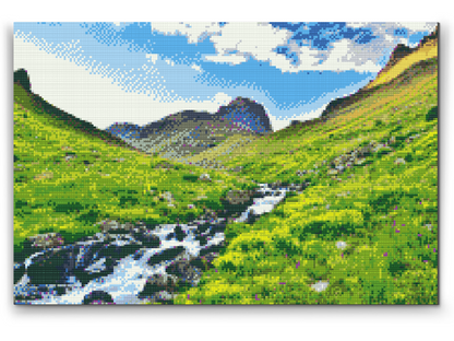Diamond Painting - Bjergbækken