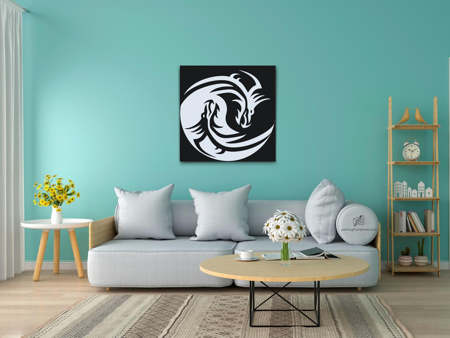 Paint by Numbers - Jing Jang Dragon