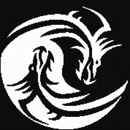 Diamond Painting - Jing Jang Dragon