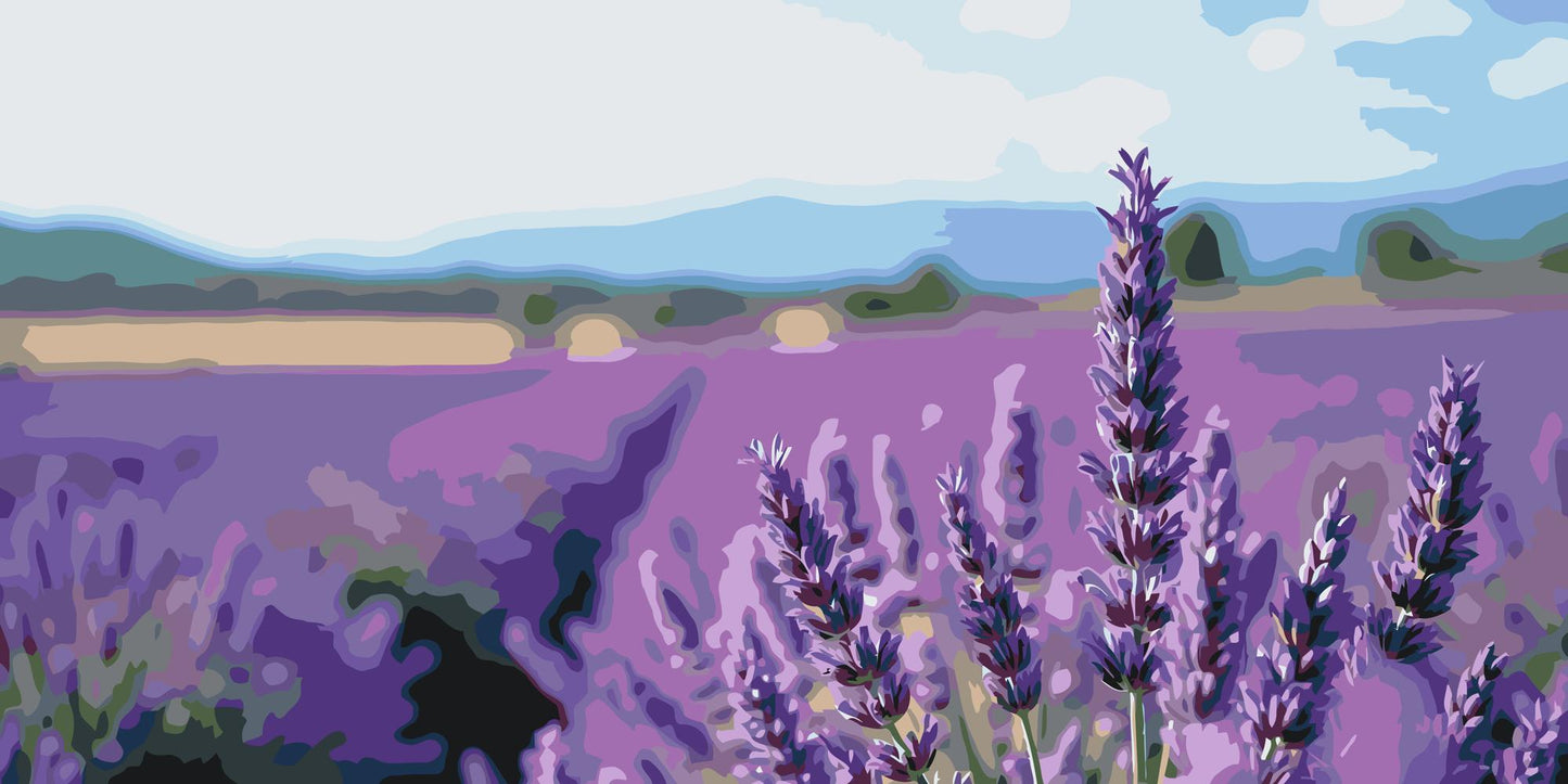 Paint by Numbers - Lavendelmark