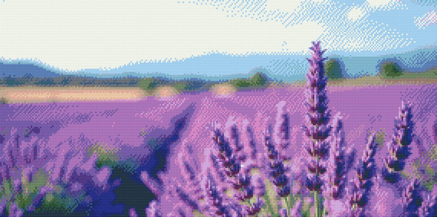 Diamond Painting - Lavendelmark