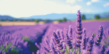 Diamond Painting - Lavendelmark