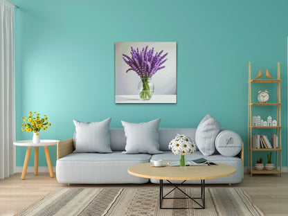Diamond Painting - Lavendel i en vase