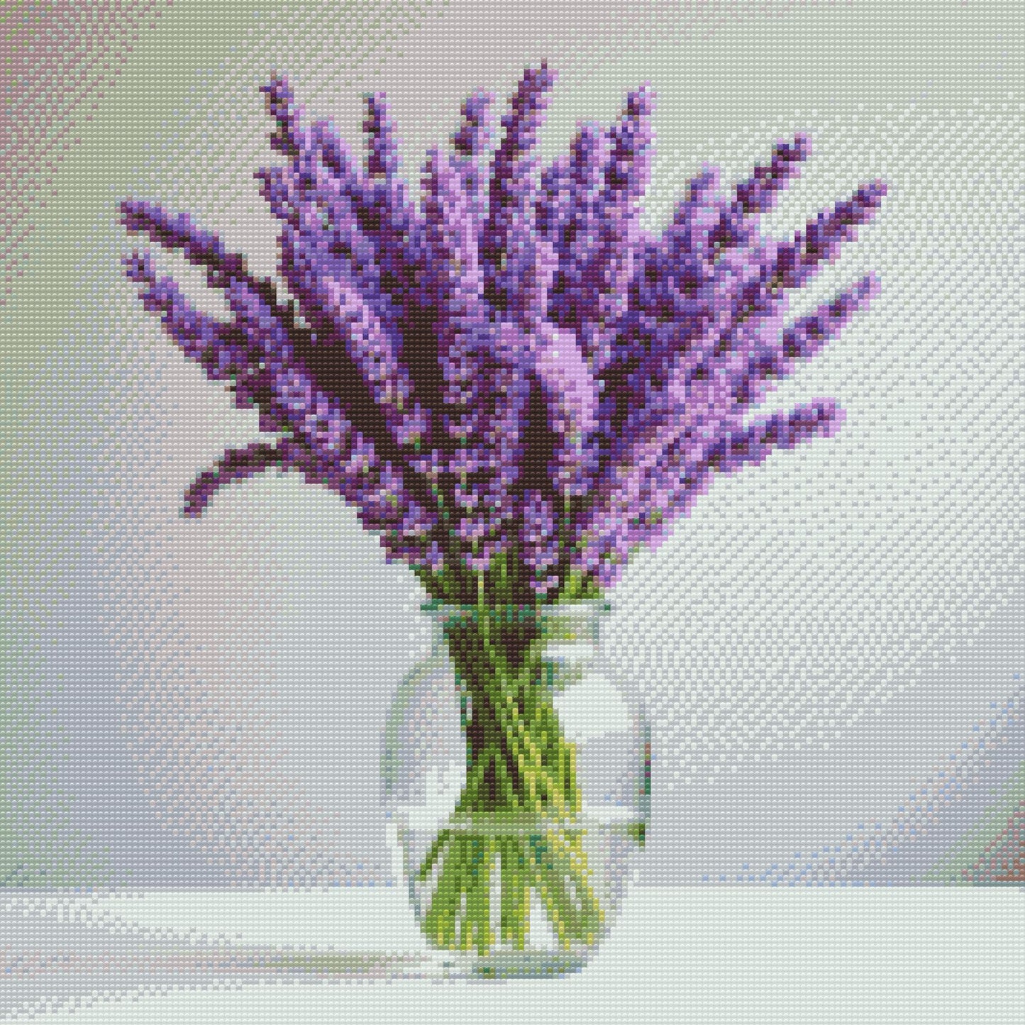 Diamond Painting - Lavendel i en vase