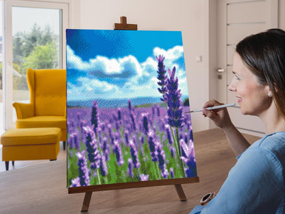 Diamond Painting - Lavendel i marken