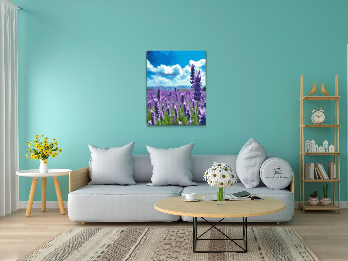 Diamond Painting - Lavendel i marken