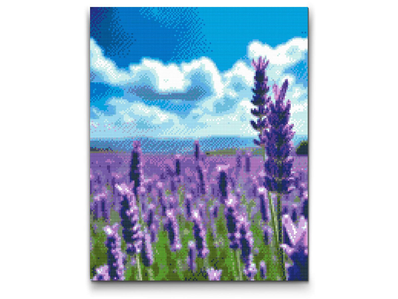 Diamond Painting - Lavendel i marken