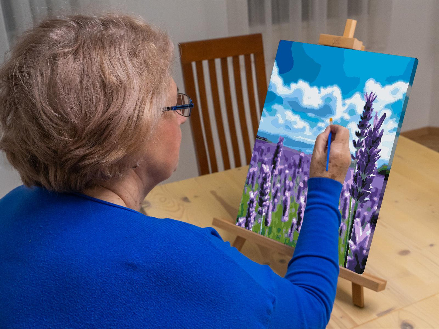 Paint by Numbers - Lavendel i marken