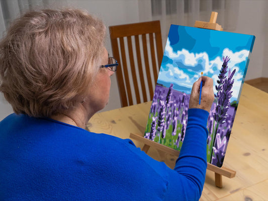 Paint by Numbers - Lavendel i marken