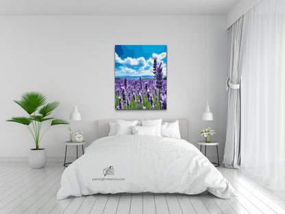 Paint by Numbers - Lavendel i marken