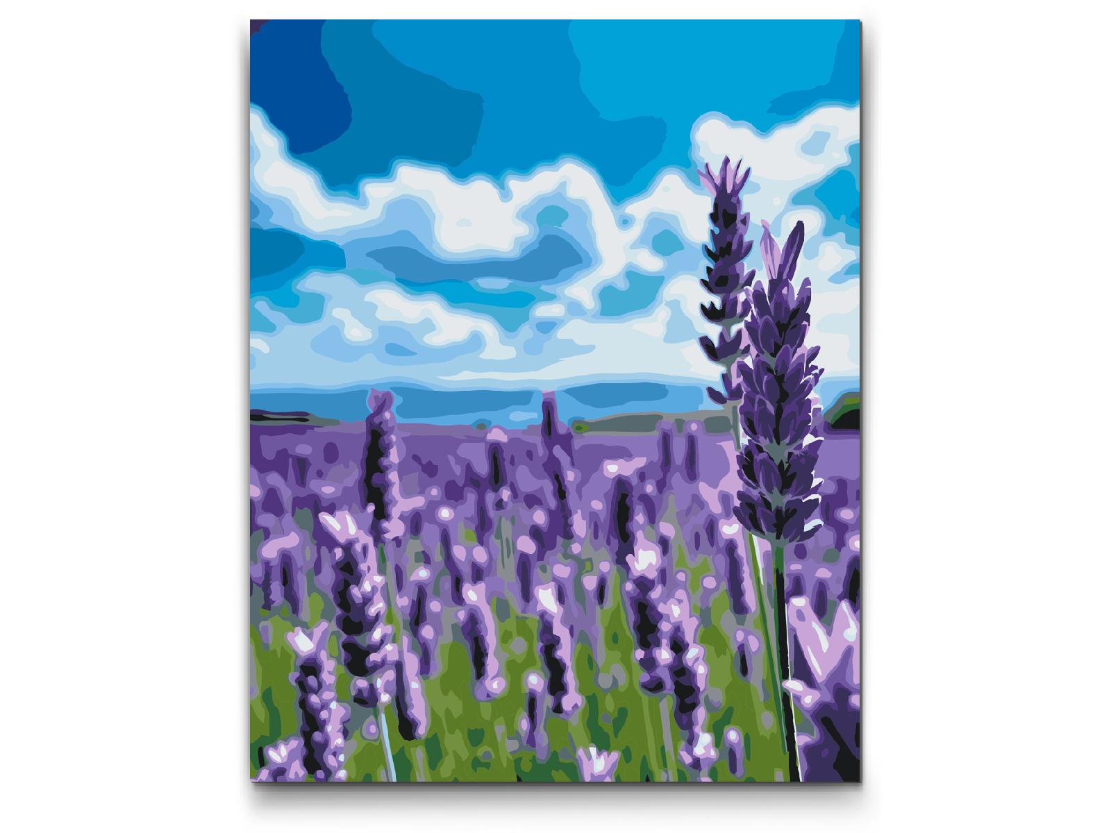 Paint by Numbers - Lavendel i marken