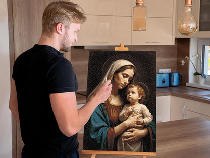 Diamond Painting - Maria og Jesus