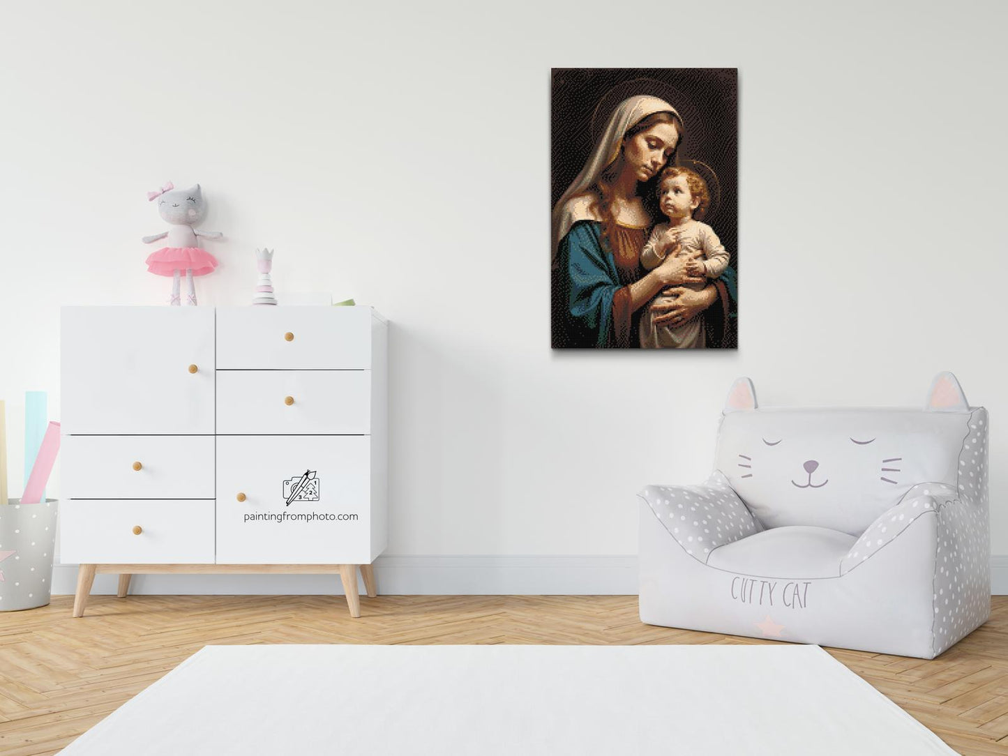 Diamond Painting - Maria og Jesus