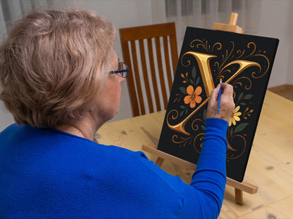 Paint by Numbers - Bogstav X