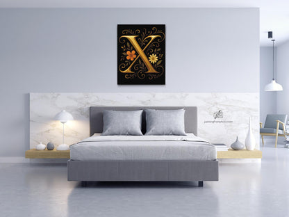 Diamond Painting - Bogstav X