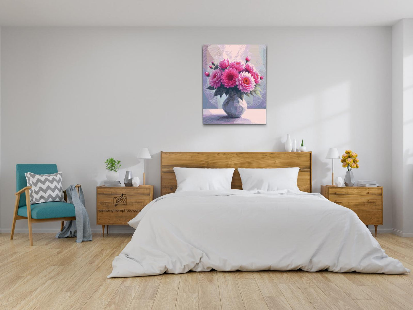 Diamond Painting - Vektorbuket i en vase