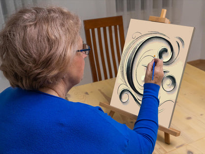 Paint by Numbers - Bogstavet G
