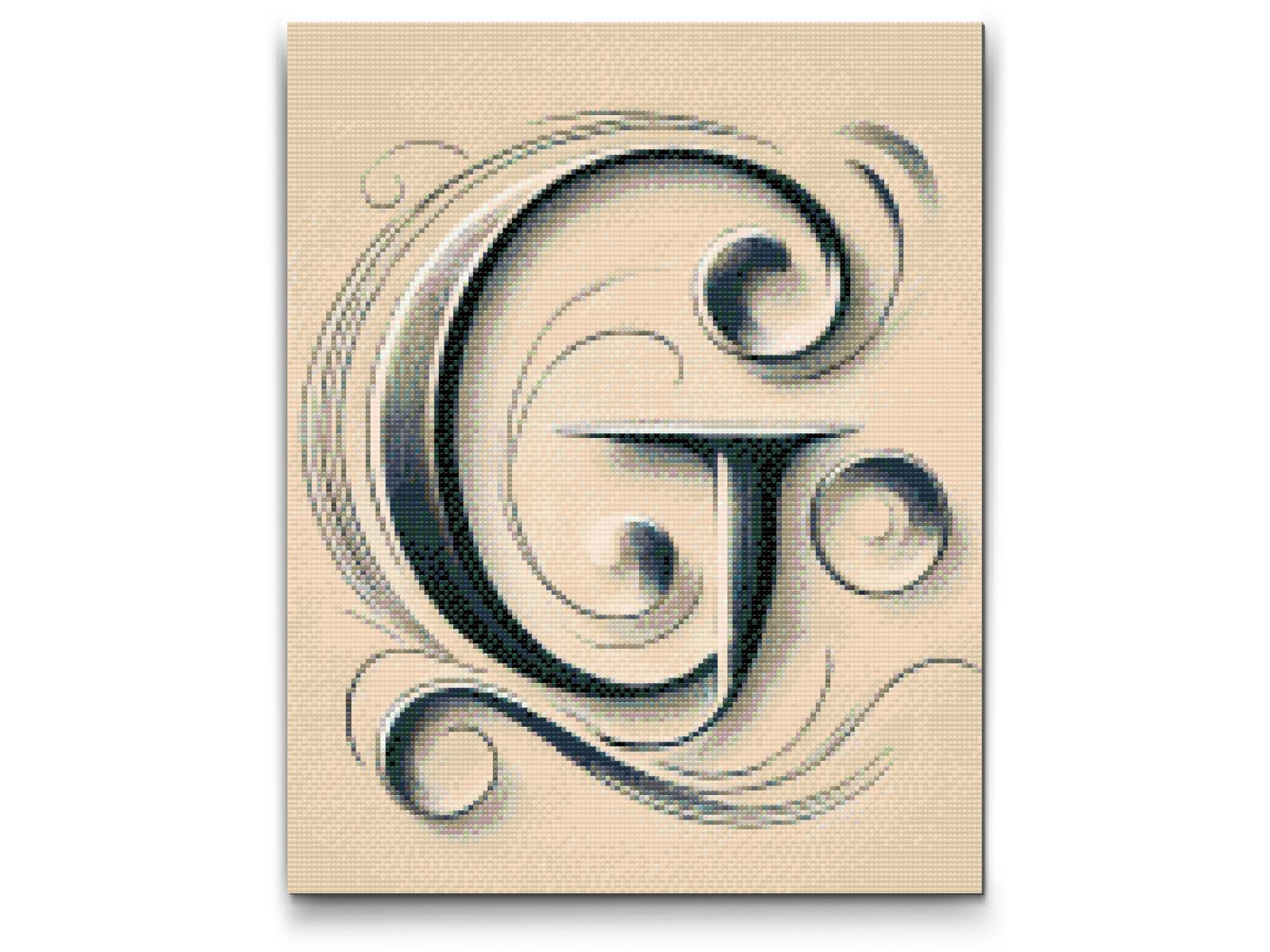 Diamond Painting - Bogstavet G