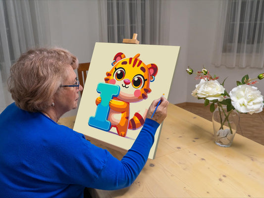 Paint by Numbers - Brev I – Med et dyr