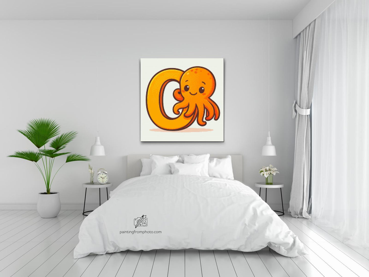 Diamond Painting - Bogstavet O – Med et dyr